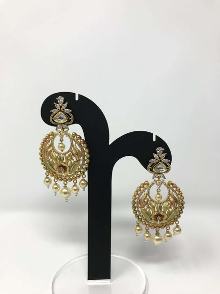 Chandbali Jhumki Earrings