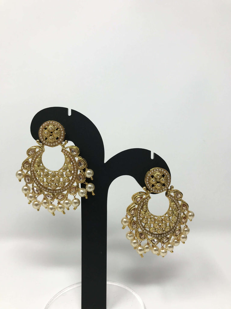 Buy 22Kt Gold Chandbali Earrings 74VL5210 Online from Vaibhav Jewellers