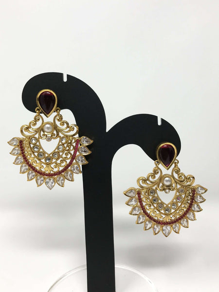 Chandbali Jhumki Earrings