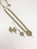 Long Kundan Necklace Set