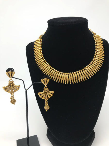 Indian Long Set Antique Gold