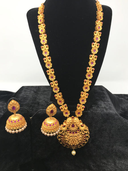 Long Temple Jewelry Set